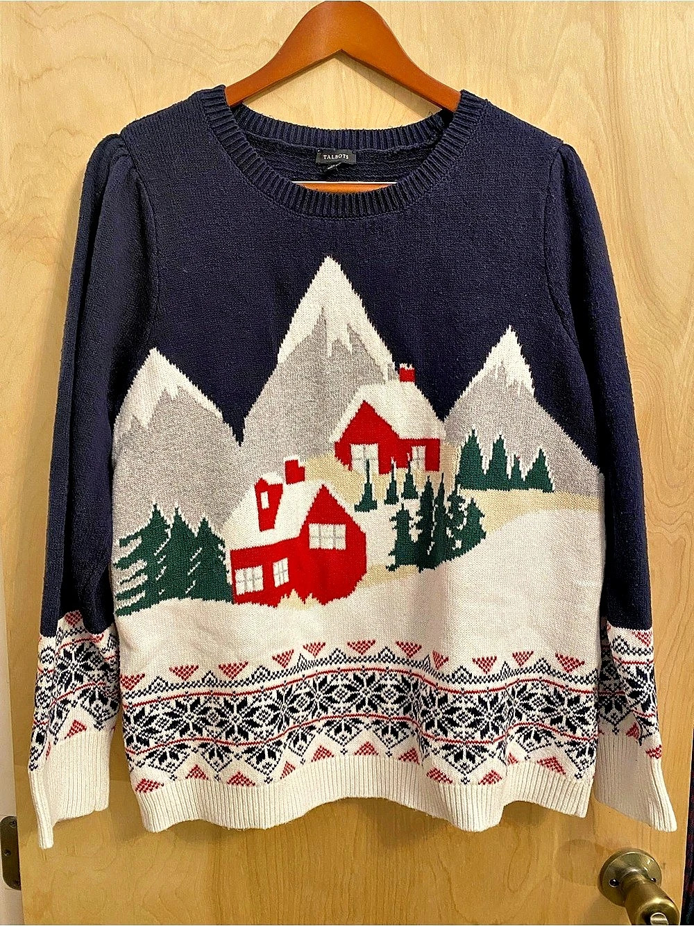 Talbots Holiday Sweater XL
